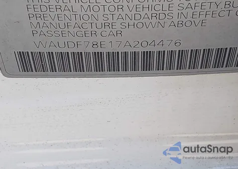 2007 Audi A4 2.0T from USA, damaged, VIN WAUDF78E17A204476